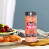 Seokkyo喜马拉雅盐玫瑰盐矿盐岩盐粉盐进口盐无抗结粗粒600g