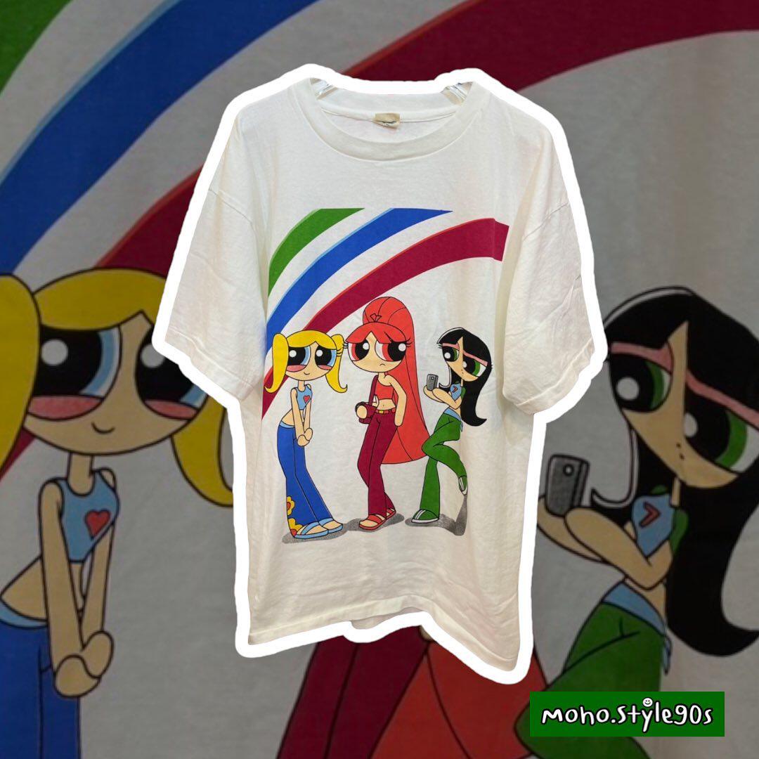 Story Carrie  飞天小女警Powerpuff Girls叠穿圆领内搭短袖T恤