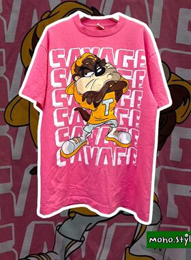 Story Carrie  街头复古滑板设计短袖小众独特宽松高街圆领T恤