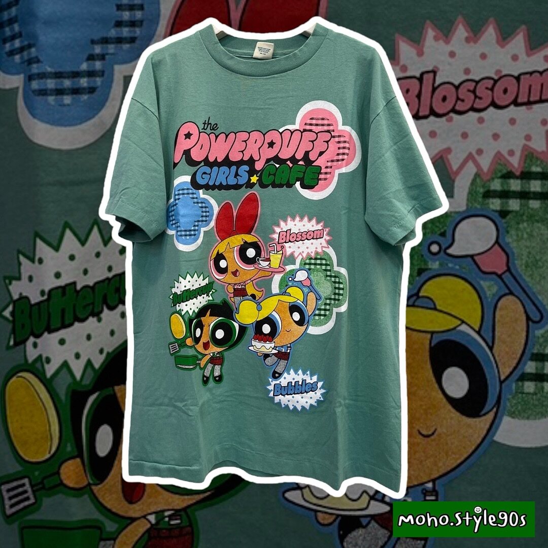 Story Carrie  飞天小女警POWERPUFF青春潮流垂感休闲短袖T恤