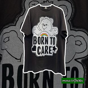 Story Carrie  爱心熊Care Bears慵懒风高街学生好物圆领短袖T恤