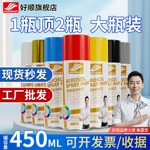 好顺自动喷漆230g+整箱12瓶油漆