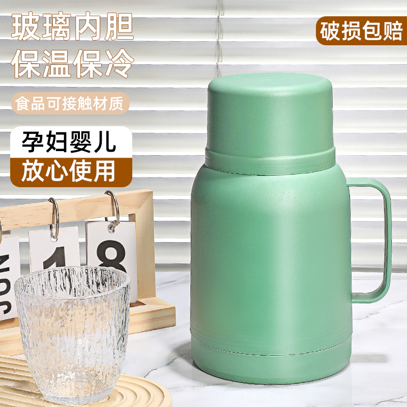 1000毫升热水壶2025新款家用保温壶宿舍学生玻璃内胆暖水瓶开水壶