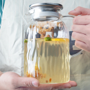 高硼硅玻璃冷水壶凉水壶2025新款 家用耐高温储水茶壶大容量凉水杯