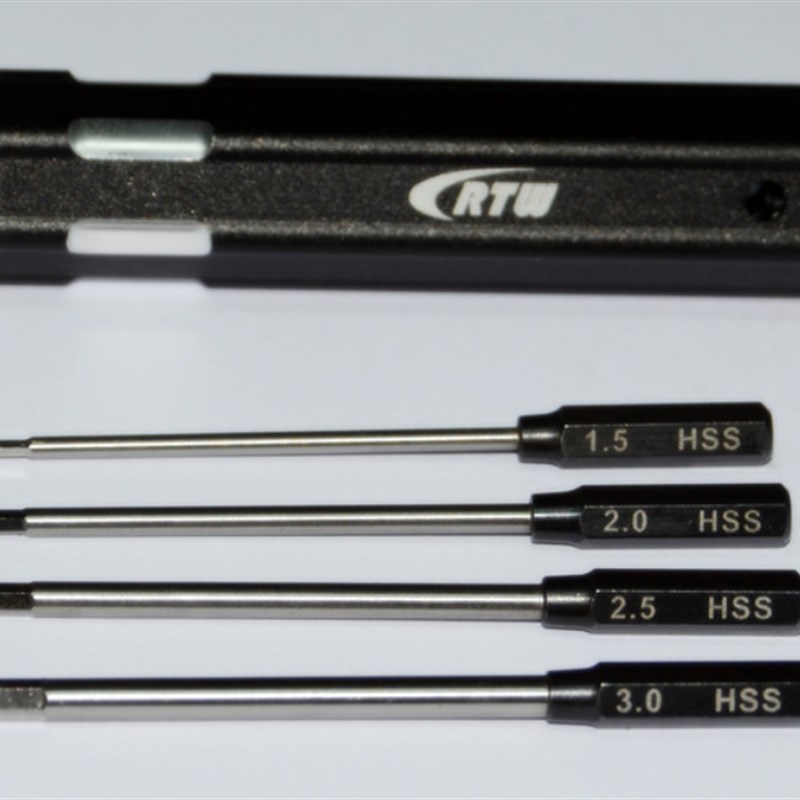 RTW亚拓内六角螺丝刀4合1组套超硬高速钢ALIGN户外场便携模型工具