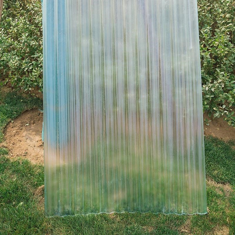 采光瓦阳光e板FRP小波浪树脂亮瓦透明瓦玻璃钢彩钢瓦雨棚塑料屋顶