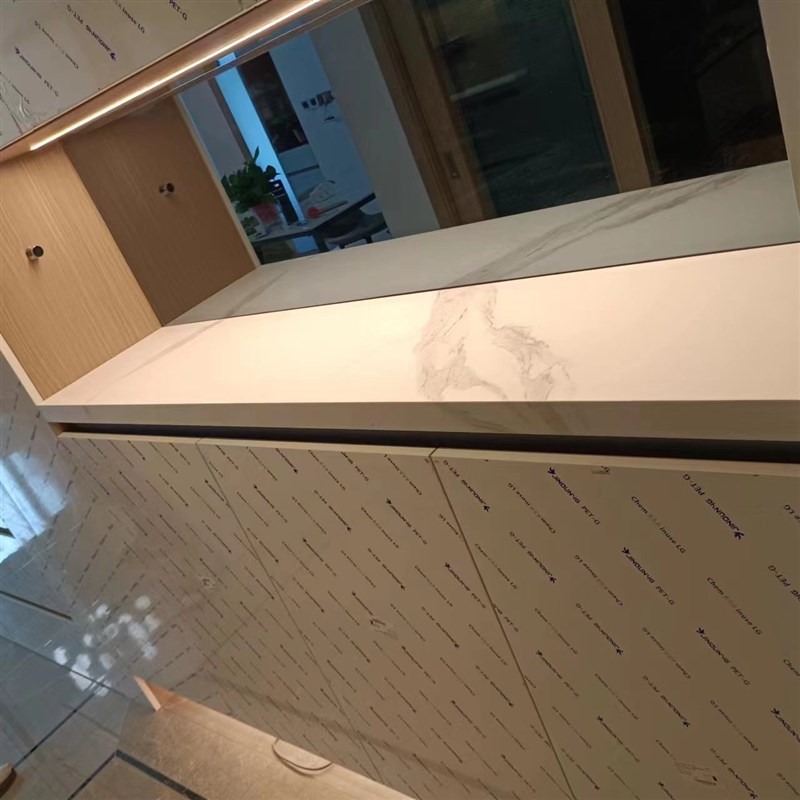 杭州岩板背景墙岩板台p面石材岛台厨房台面餐桌窗台岩板吧台玄关