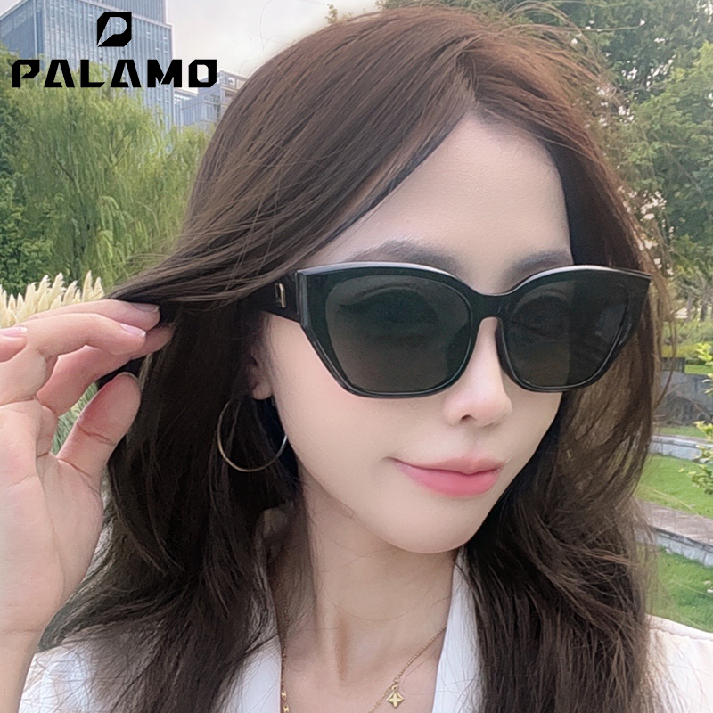 帕拉莫墨镜女款2025新款高级感大框防紫外线方圆脸外出猫眼太阳镜