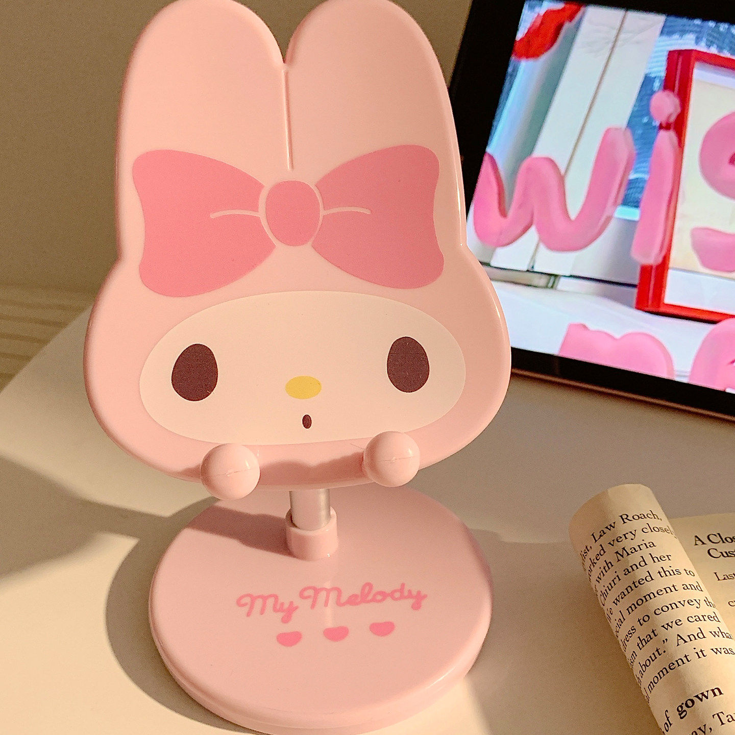 可爱手机架家用桌面稳固平板电脑支架懒人追剧看电视神器学生宿舍