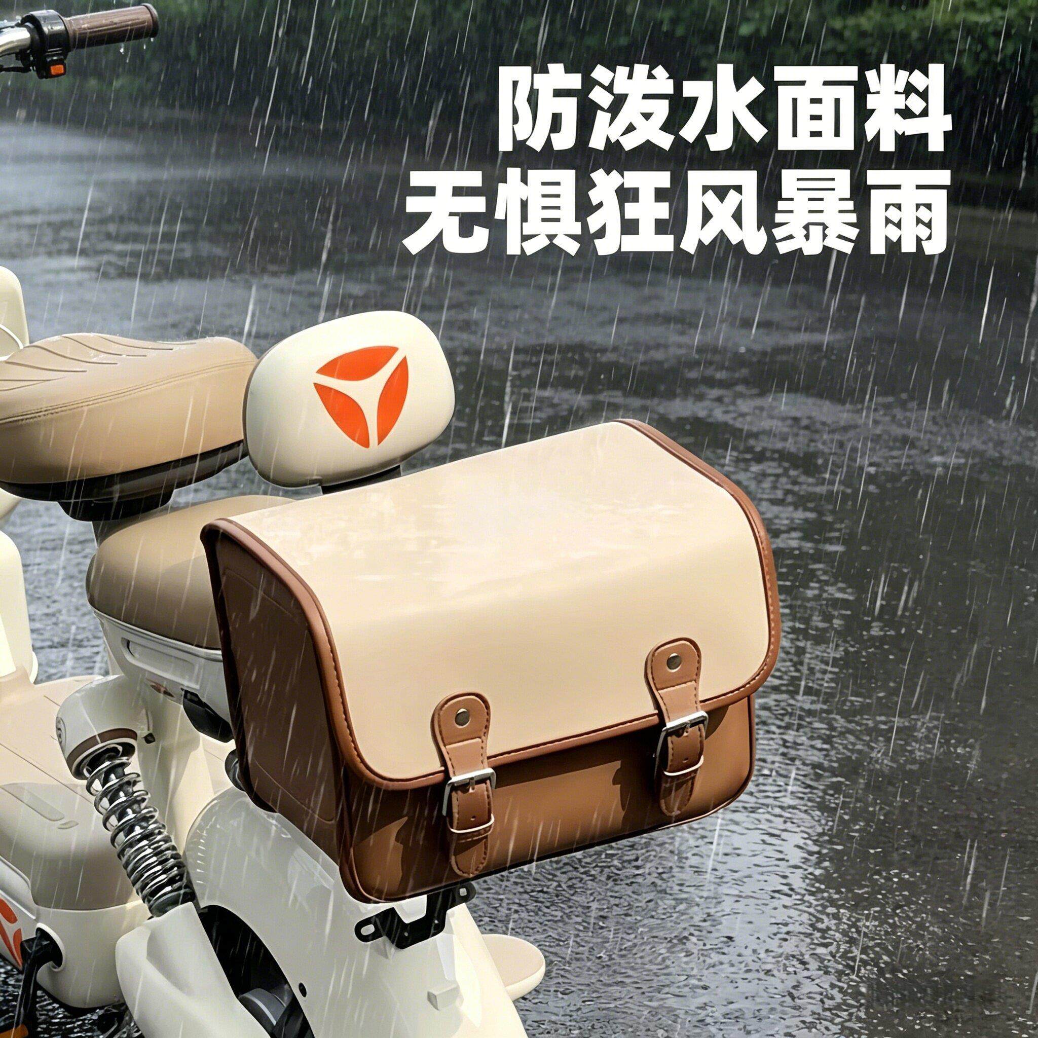 电动车后备箱挂包适用于雅迪爱玛绿源后座储物包电瓶车后背尾箱包