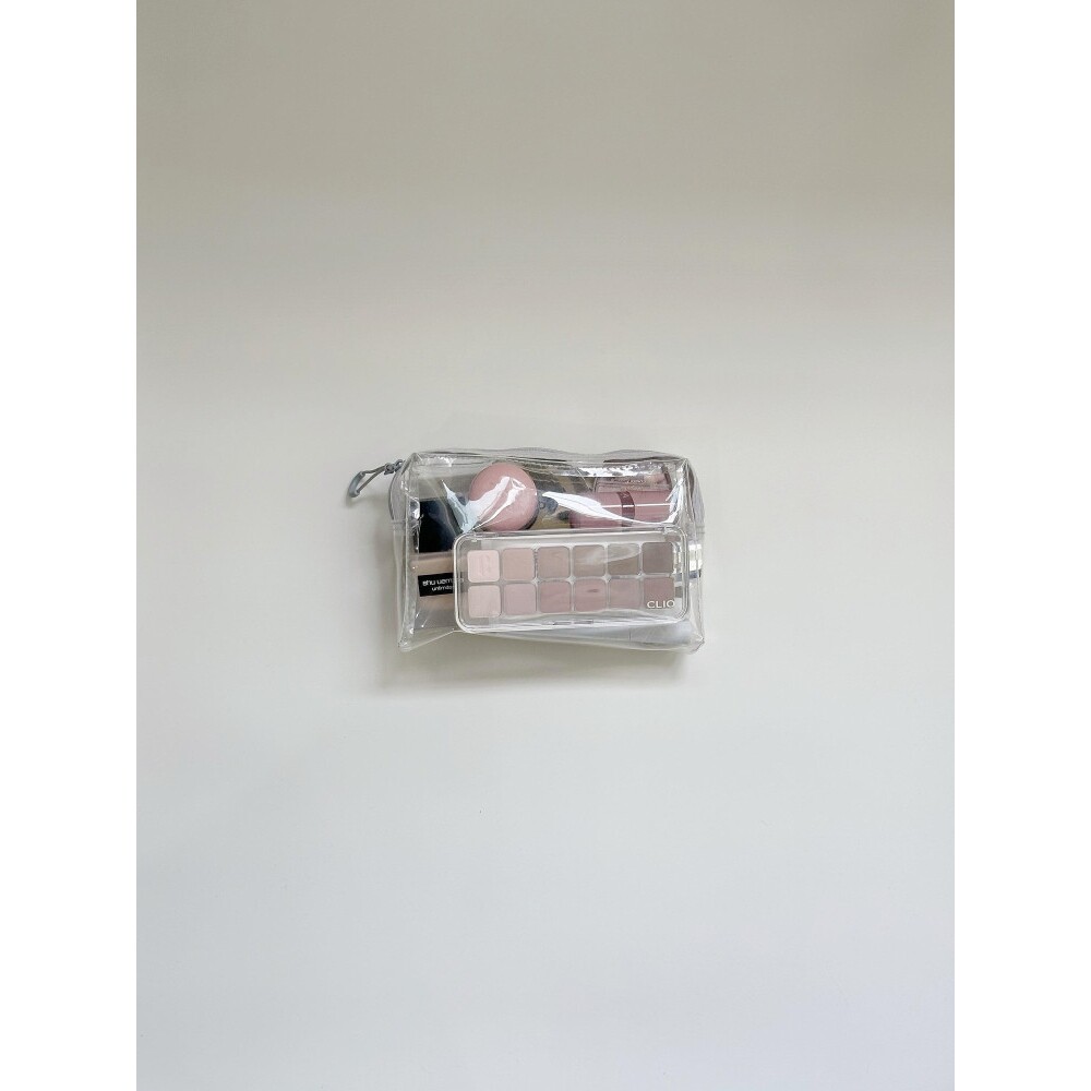 迷你化妆包透明收纳包口红包旅行约会小便携外出耳机零钱包杂物袋