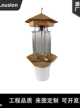 杀虫灯果园农用20304不锈钢户外灭蚊灯频振式风吸式太阳能杀虫灯