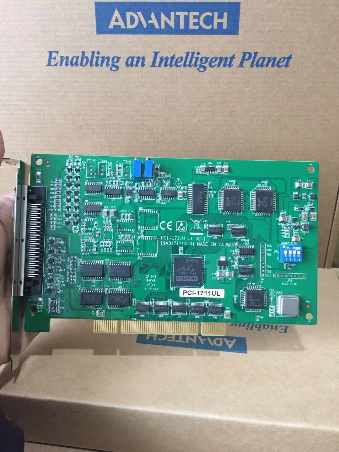 台湾研华2位多功能卡无AO PCI-1711UL-CE数据采集模拟数字量