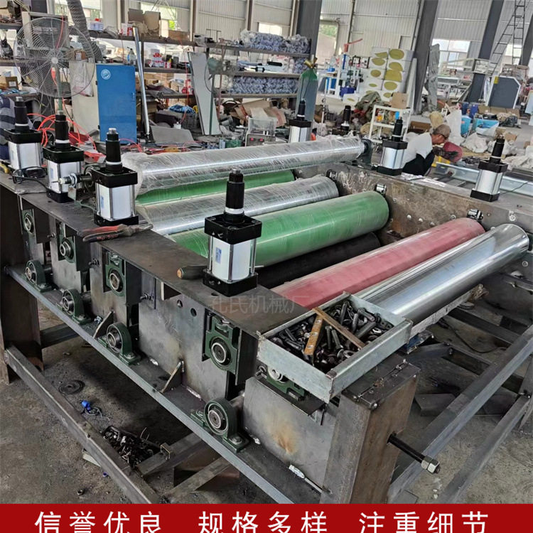 玻纤布编织网格布复合机软包海绵皮革贴合机无纺布百洁布涂胶机
