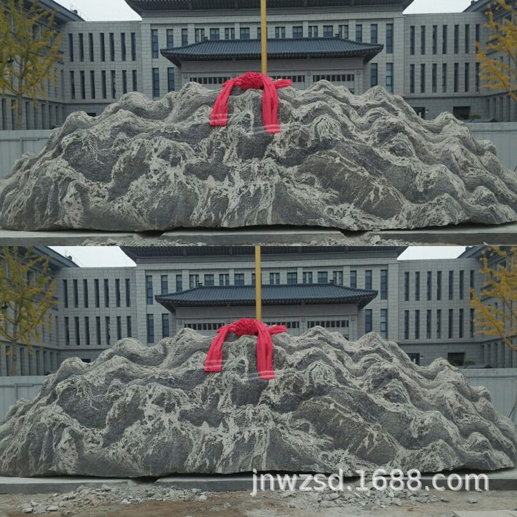 美丽乡村标志景观石图集及价钱 农村摆放大型风景石哪里卖
