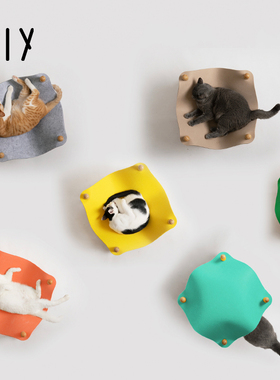 PIY/拼爱玩毡毡包猫窝四季通用易清理猫爬架可拆洗用品猫架子大号