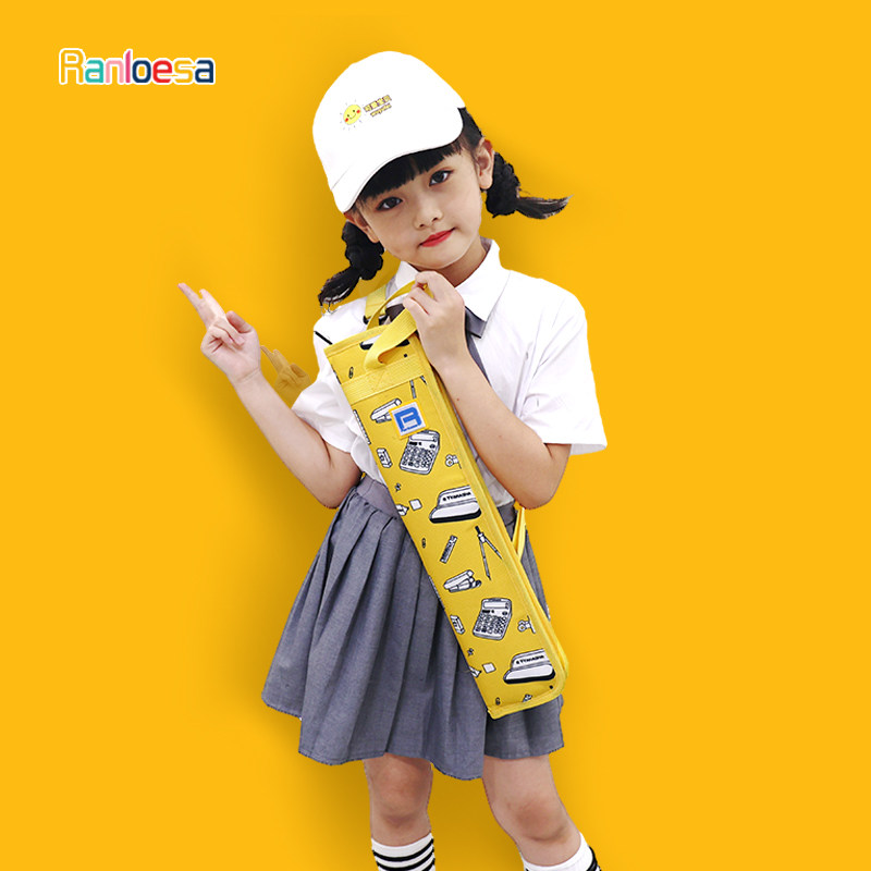 燃乐Ranloesa儿童鼓棒包架子鼓鼓棒包鼓包单肩背鼓棒袋收纳袋便携