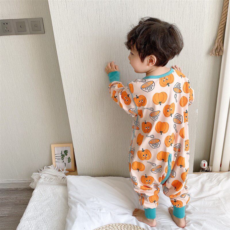 睡袋宝宝春秋款婴儿纯棉分腿女童大童睡衣儿童春夏季薄款四季夏天