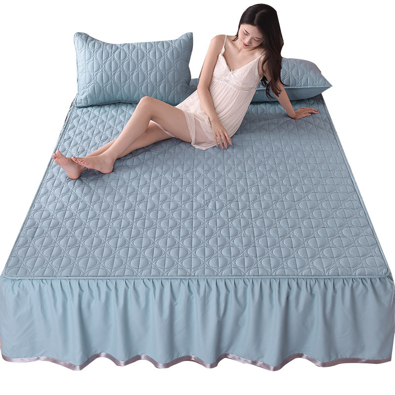 A类抗菌大豆纤维床裙单件床套罩床盖裙式床单单件防尘防滑保护套,床上用品,床裙,淘宝优惠券,粉丝福利购,淘宝优惠卷