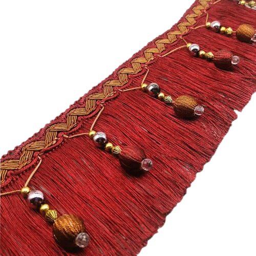 窗帘花边11公分龙须加密流苏婚庆装饰边穗窗饰辅料配件窗帘短吊穗