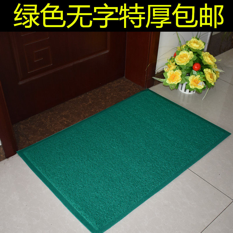 蓝色地毯大门口室外防滑门垫门厅玄关除尘脚垫pvc丝圈地垫可定制