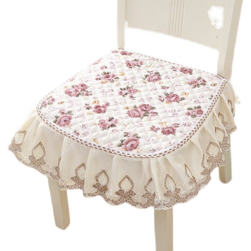 家用餐椅垫蕾丝绑带防滑坐套加厚餐凳通用餐桌座垫椅子办公椅套罩,居家布艺,椅垫,淘宝优惠券,粉丝福利购,淘宝优惠卷