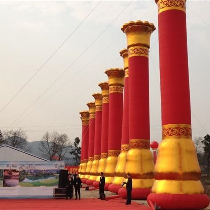 6米8米10盛世团结柱气模充气立柱中华柱婚庆开业庆典户外新款华表