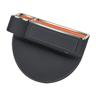 适用奥迪座椅储物盒A6L Q5L汽车夹缝收纳盒A3 Q7内饰品 A4L