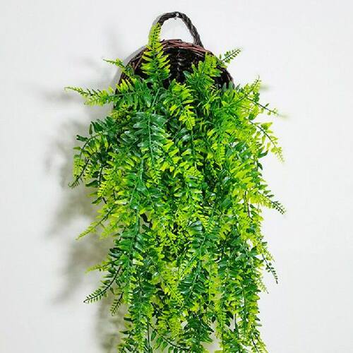 极速Green Artificial Fern Bouquet Silk Plants Fake Persian