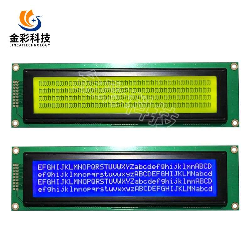 LCD4004模液晶屏 0块4A晶显示 40*4点阵 黄4绿屏带0 背光5V3.液3V