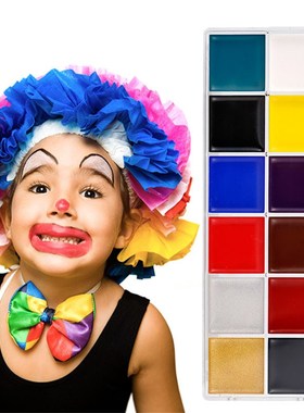 Face Body Painting Makeup Trays Halloween Party DIY Fluoresc