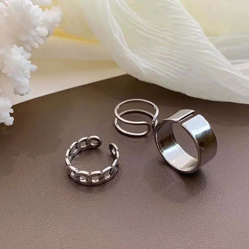 ndy Butterfly Metal Punk Rings Set for Women Girls Party Jew