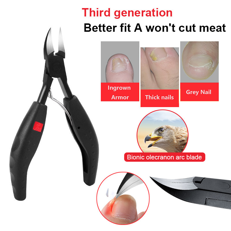 1/2pcs Stainless Steel Nail Cuticle Scissors Nipper Clipper