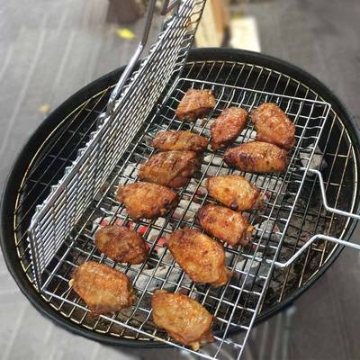 D2 BBQ NonStick Grilling Basket Grill Mesh Mat Meat Vegetab