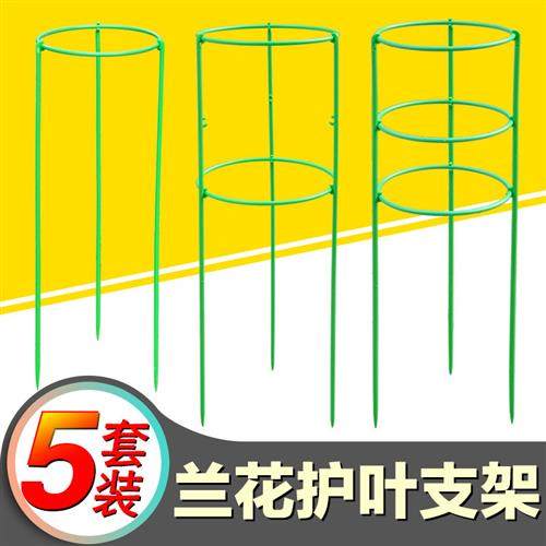 双层三层兰花护叶支架植物花卉固定爬藤架兰花护叶专用支架护叶圈