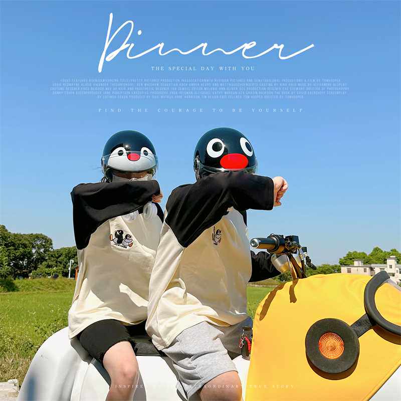极速卡通pingu电动车头盔创意可爱企鹅家族情侣电瓶摩托车安全帽