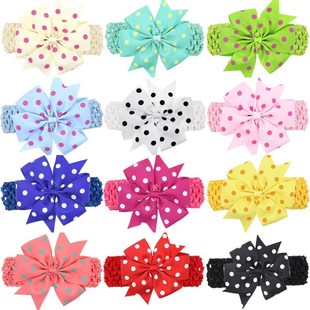 baby girl headband Infant hair accessories band bows Headwea