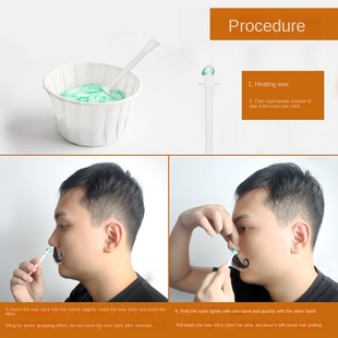 Removal Hair Wax Nostril Dep Painless Cleaning Nose