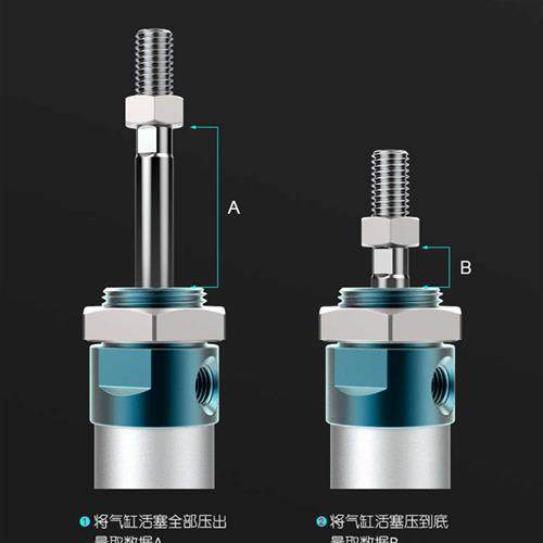 气动小型迷你气缸MAL16/20/25/32/40X25*50/75/100/150/200250-CA
