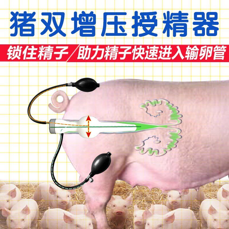 极速兽用配种器自然交配人工输精授精器双增压犬用猪牛马羊繁殖用