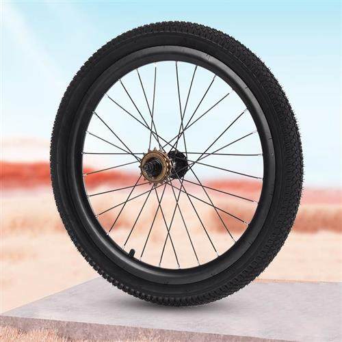 自行车轮组V2/刹4/26寸山地C车碟煞变速车轮通用轮组前后车轮毂