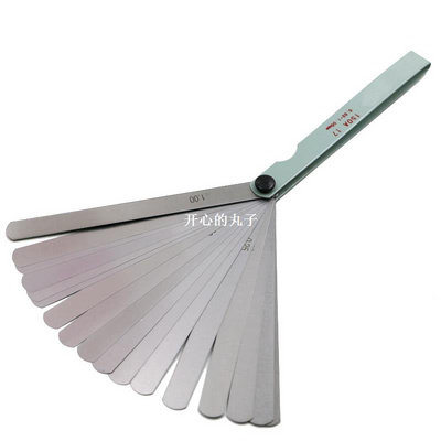 极速150A 17 Blade Metric Feeler Gauge 0.02-1.00mm Gap Filler