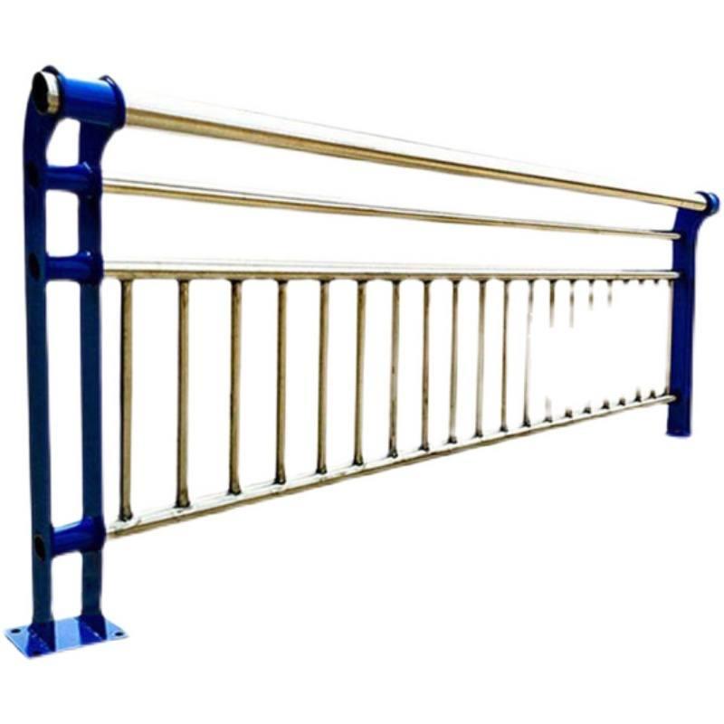 防撞桥梁护栏人行道扶手栏杆景观河道钢管防护栏天桥不锈钢隔离栏