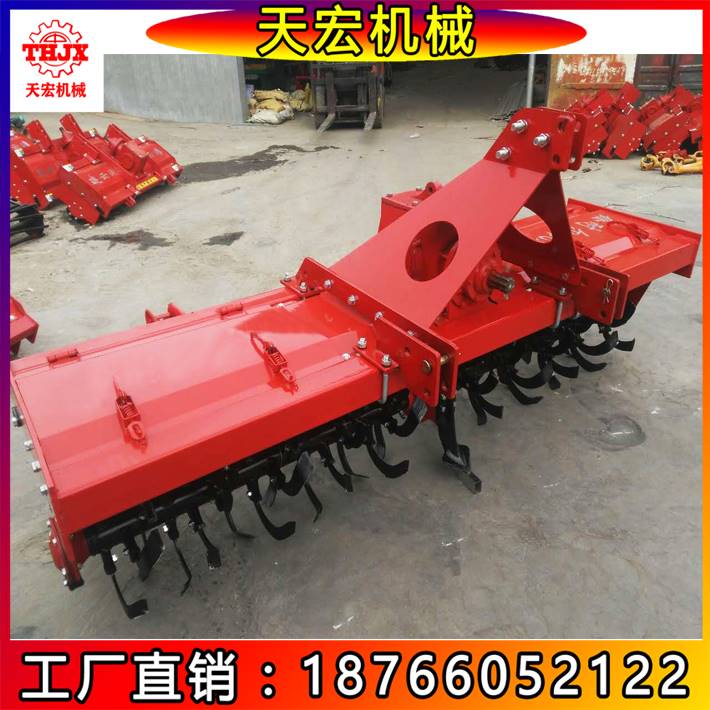 四轮拖拉机带大型旋耕机 打田松土旋耕机 农用翻耕犁耙旋耕机直销