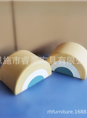 彩虹坐凳设计师艺术创意儿童矮凳