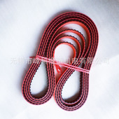 橡胶同步带红色齿状无滑差同步传动效率高传动精准耐磨同步带