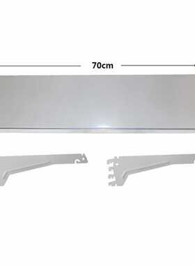 ?超市货架层板隔板商店配件陈列架展示架加宽安辰款加厚灰色白色