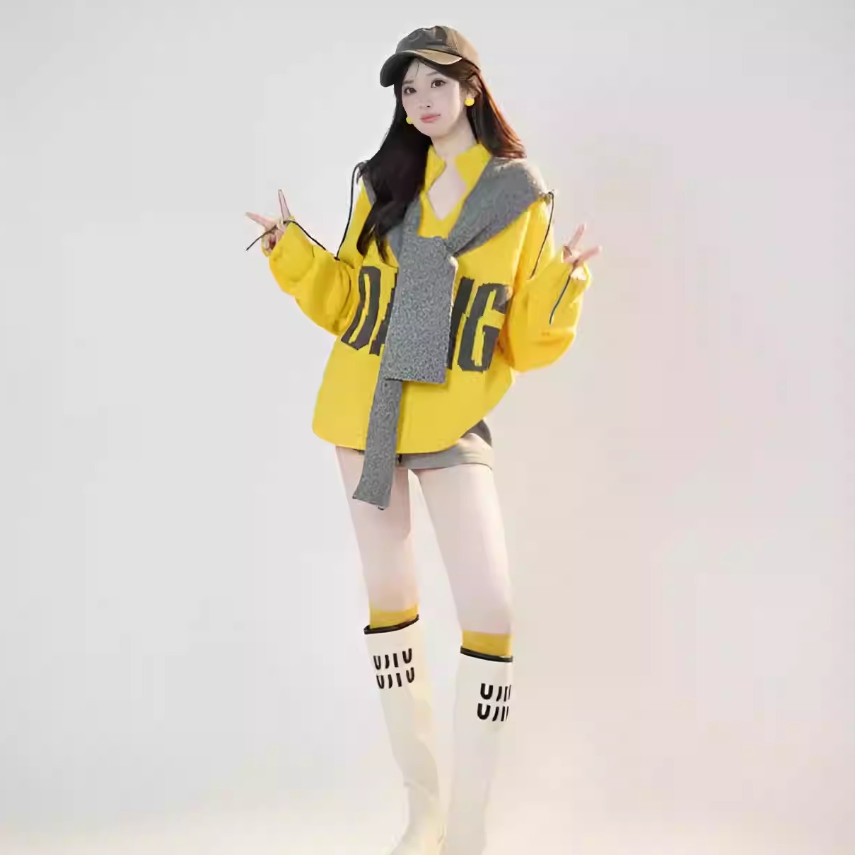 针织毛衣2025秋冬洋气韩版穿搭