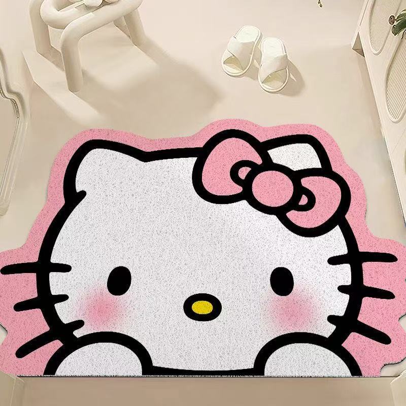 Hellokitty入户门地垫丝圈地垫门口地毯玄关可裁剪换鞋耐脏脚垫