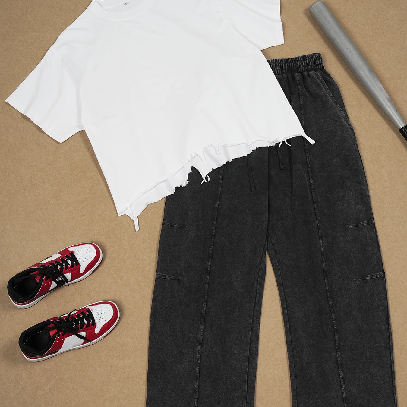 休闲运动套装男女宽松基础款